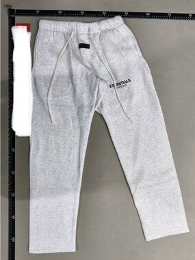 Essentials Light Gray Fleece Sweatpants